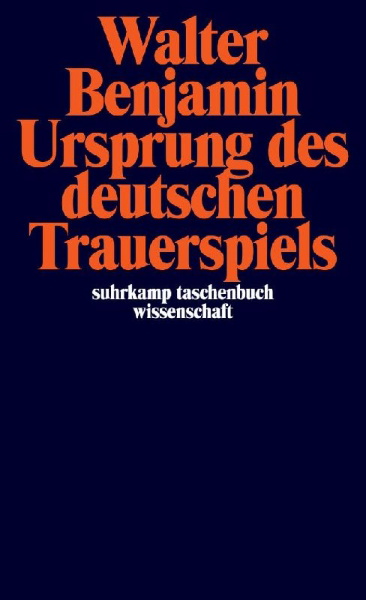Buchcover und Innenansicht für das Buch: Ursprung des deutschen Trauerspiels