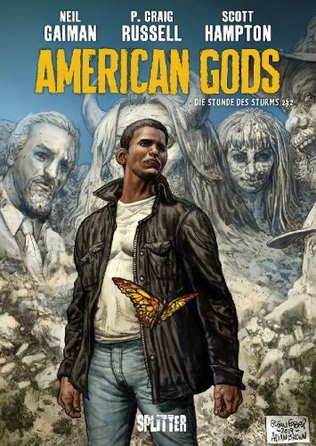 Buchcover und Innenansicht für das Buch: American Gods. Band 6