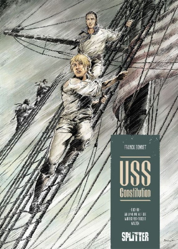 Buchcover und Innenansicht für das Buch: USS Constitution. Band 3