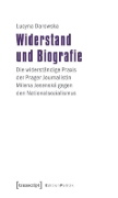 Buchcover und Innenansicht für das Buch: Widerstand und Biografie