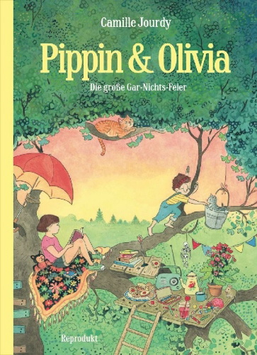 Buchcover und Innenansicht für das Buch: Pippin & Olivia