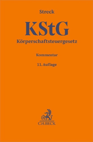 Buchcover und Innenansicht für das Buch: Körperschaftsteuergesetz. KStG