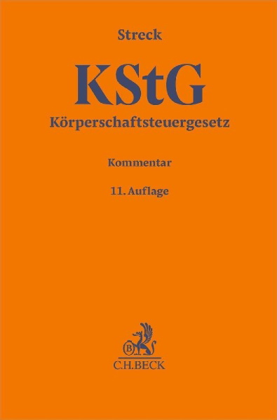 Buchcover und Innenansicht für das Buch: Körperschaftsteuergesetz. KStG