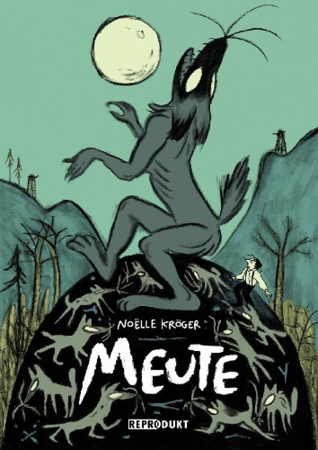 Buchcover und Innenansicht für das Buch: Meute