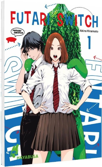 Buchcover und Innenansicht für das Buch: Futari Switch