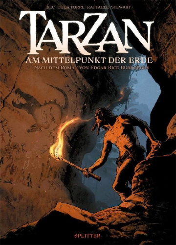 Buchcover und Innenansicht für das Buch: Tarzan - Am Mittelpunkt der Erde