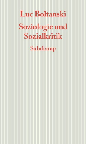 Buchcover und Innenansicht für das Buch: Sociologie et critique sociale