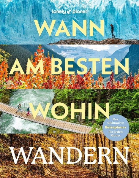 Buchcover und Innenansicht für das Buch: Where to Go When Hiking World