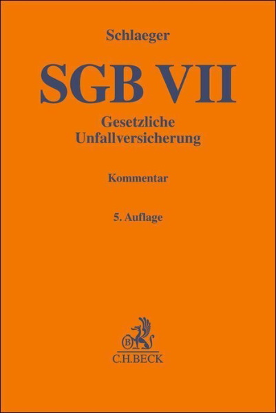 Buchcover und Innenansicht für das Buch: SGB VII. Gesetzliche Unfallversicherung