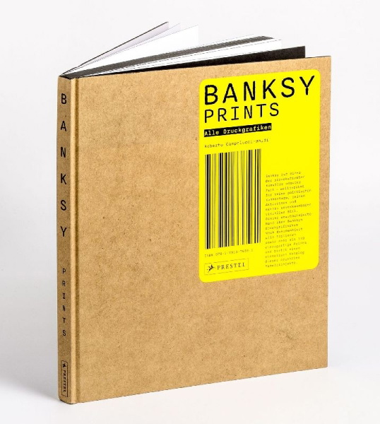Buchcover und Innenansicht für das Buch: Banksy: The Prints
