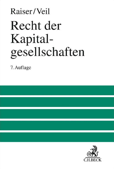 Buchcover und Innenansicht für das Buch: Recht der Kapitalgesellschaften