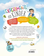 Buchcover und Innenansicht für das Buch: Experimente für Kinder