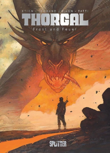 Buchcover und Innenansicht für das Buch: Thorgal Saga: De givre et de feu