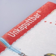 Buchcover und Innenansicht für das Buch: Unkaputtbar: Erstes Wissen: Bei der Feuerwehr