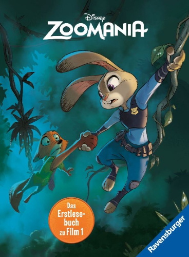 Buchcover und Innenansicht für das Buch: Disney Zoomania - Das offizielle Erstlesebuch zu Film 1