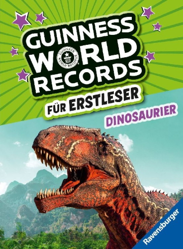 Buchcover und Innenansicht für das Buch: Guinness World Records - Dinosaurier