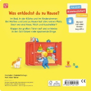 Buchcover und Innenansicht für das Buch: Mach auf! Schau rein! Zu Hause