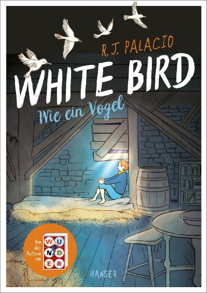 Buchcover und Innenansicht für das Buch: White Bird