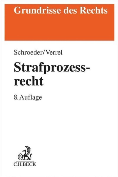 Buchcover und Innenansicht für das Buch: Strafprozessrecht