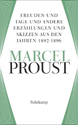 Buchcover und Innenansicht für das Buch: Les Plaisirs et les Jours