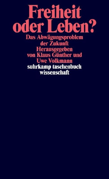 Buchcover und Innenansicht für das Buch: Freiheit oder Leben?