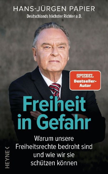 Buchcover und Innenansicht für das Buch: Freiheit in Gefahr