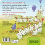Buchcover und Innenansicht für das Buch: Lieselotte, was machen die Hühner?