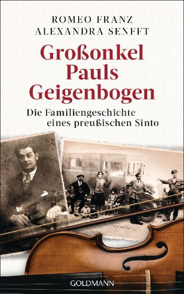 Buchcover und Innenansicht für das Buch: Großonkel Pauls Geigenbogen