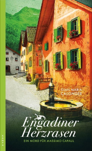 Buchcover und Innenansicht für das Buch: Engadiner Herzrasen