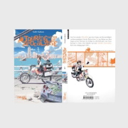 Buchcover und Innenansicht für das Buch: Shuumatsu Touring