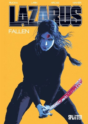 Buchcover und Innenansicht für das Buch: Lazarus Fallen 1