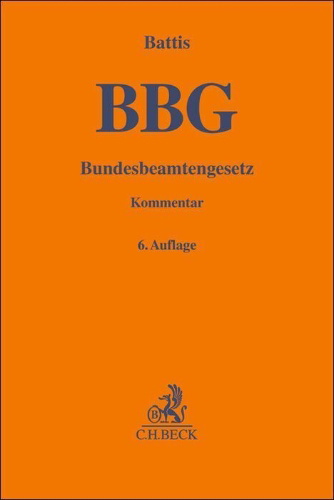 Buchcover und Innenansicht für das Buch: Bundesbeamtengesetz