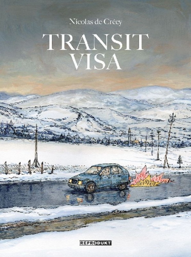 Buchcover und Innenansicht für das Buch: Transit Visa