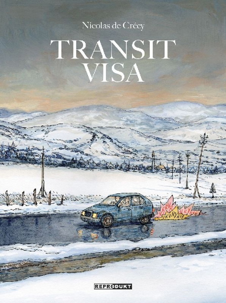Buchcover und Innenansicht für das Buch: Transit Visa