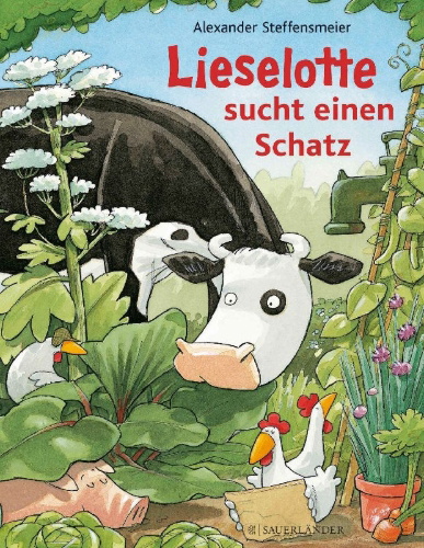 Buchcover und Innenansicht für das Buch: Lieselotte sucht einen Schatz