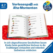 Buchcover und Innenansicht für das Buch: Wieso? Weshalb? Warum? Meine Vorlesegeschichten, Band 2 - Was passiert in Wald und Wiese?