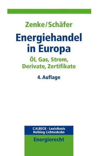 Buchcover und Innenansicht für das Buch: Energiehandel in Europa