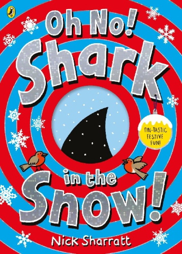 Buchcover und Innenansicht für das Buch: Oh No! Shark in the Snow!