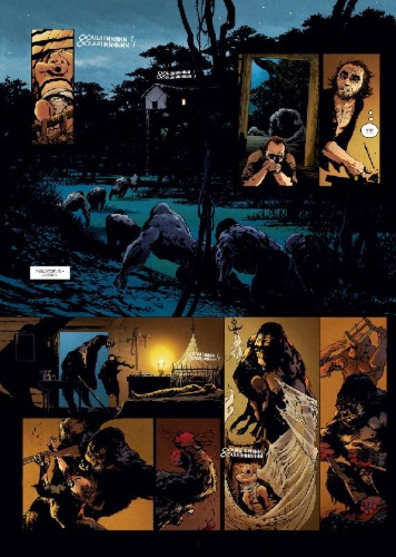 Buchcover und Innenansicht für das Buch: Tarzan (Graphic Novel)