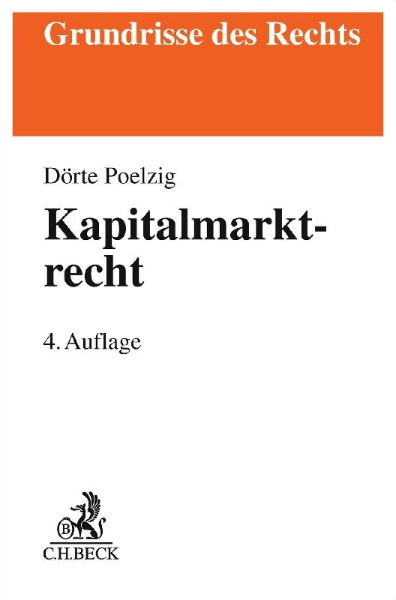 Buchcover und Innenansicht für das Buch: Kapitalmarktrecht
