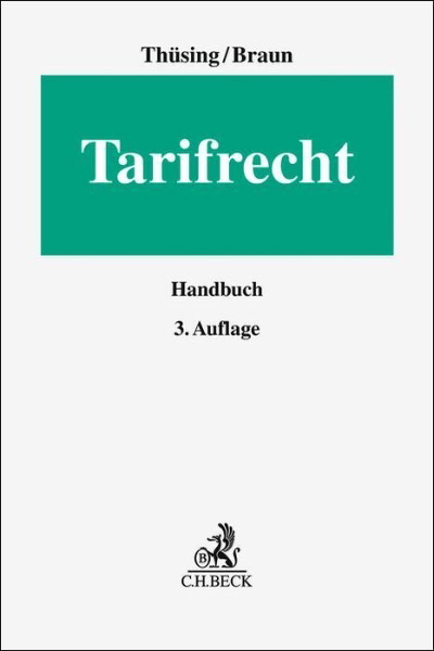 Buchcover und Innenansicht für das Buch: Tarifrecht