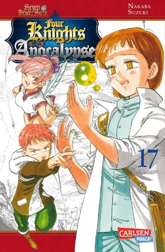 Buchcover und Innenansicht für das Buch: Mokushiroku no yonkishi
