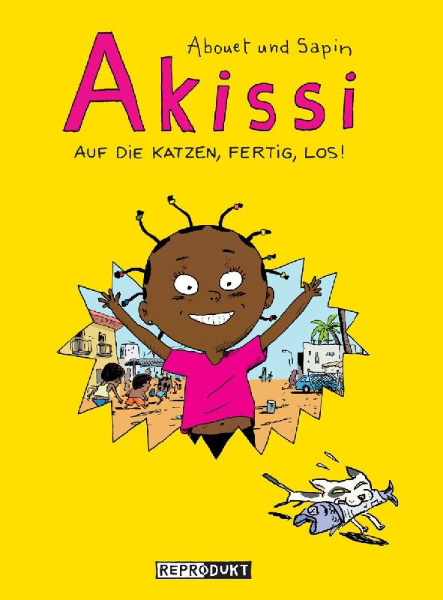 Buchcover und Innenansicht für das Buch: Akissi