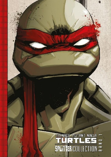 Buchcover und Innenansicht für das Buch: Teenage Mutant Ninja Turtles Splitter Collection 01