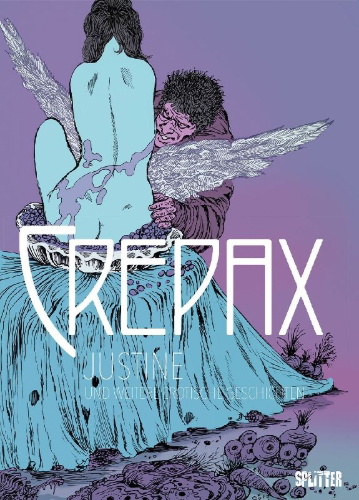 Buchcover und Innenansicht für das Buch: Crepax: Justine