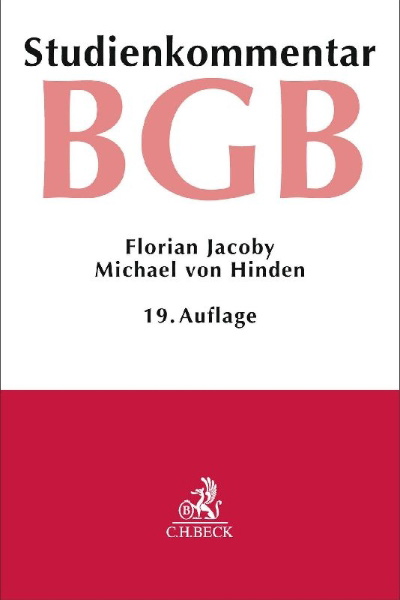 Buchcover und Innenansicht für das Buch: Bürgerliches Gesetzbuch. BGB