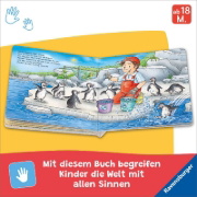 Buchcover und Innenansicht für das Buch: Füttere die Affen! Mein Zoo-Mitmachbuch