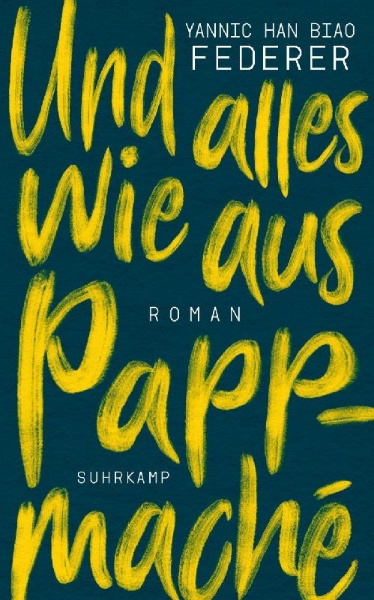 Buchcover und Innenansicht für das Buch: Und alles wie aus Pappmaché