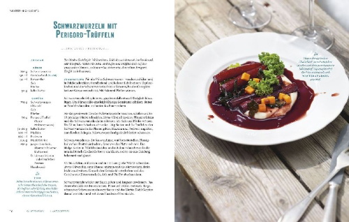 Buchcover und Innenansicht für das Buch: Vegetarische Winterküche