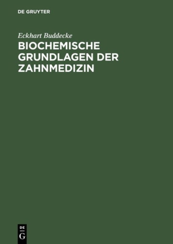 Buchcover und Innenansicht für das Buch: Biochemische Grundlagen der Zahnmedizin